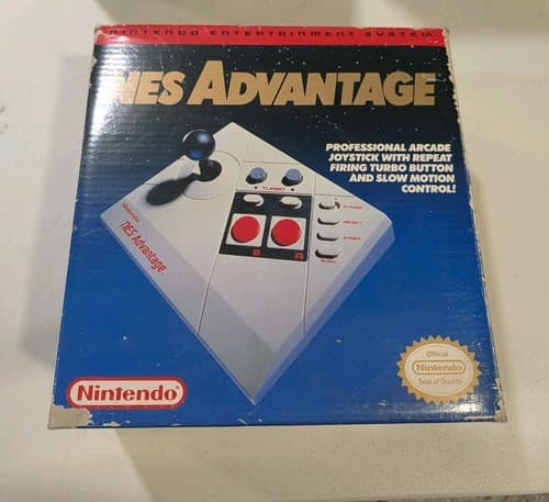 Nintendo NES Advantage Controller Arcade Stick In Box Original Used