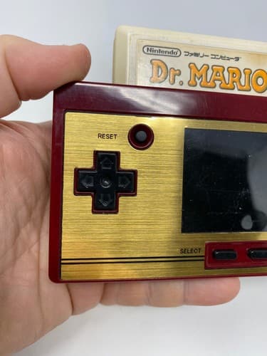 Columbus Circle FC Pocket Famicom Handheld Console CC-FCPK-FC + Dr Mario Japan — photo 2