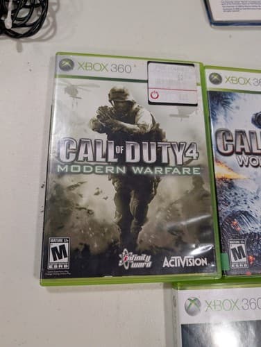 Lot Of 5 Call Of Duty Xbox 360 Game Cases, Some Manuals, No Games - Black... — photo 4