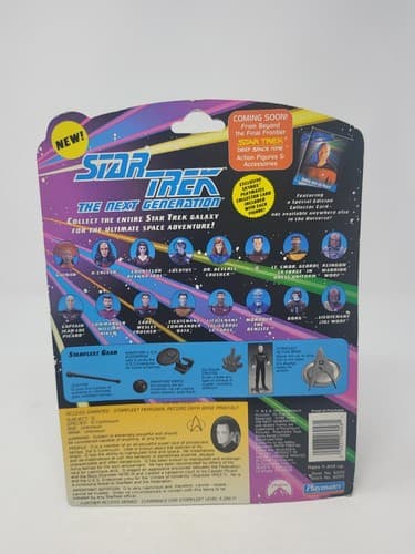 Star Trek Next Generation 1993 "Q" Action Figure Signed Jean De Lancie — photo 2