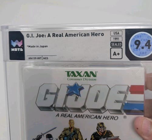 G.I. Joe A Real American Hero - WATA 9.4 A+ Graded Brand New Extremely Rare — photo 4
