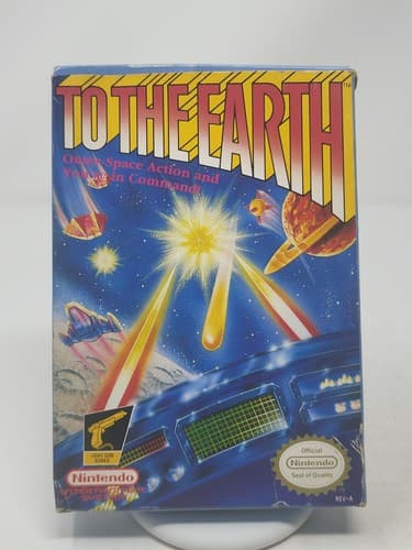NES Nintendo TO THE EARTH Complete CIB Tested And Working