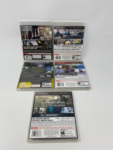Call of Duty Lot of 5 Ghosts Modern warfare 2 3 4 advanced warfare untested — photo 6