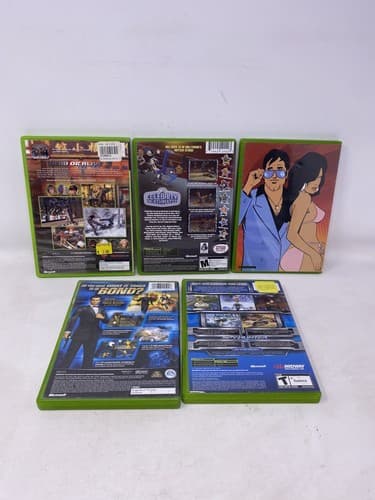 Lot of 5 Microsoft Xbox Games Dead Or Alive GTA 007 Spy Hunter Celebrity — photo 6