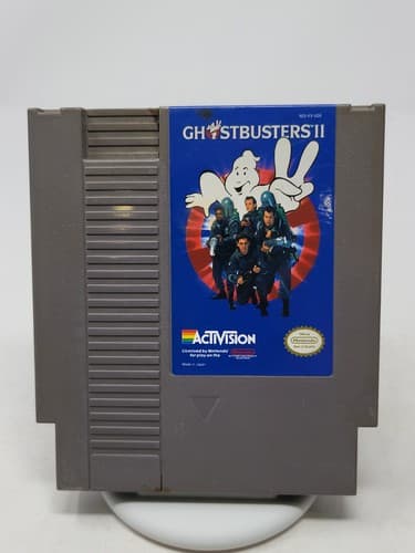 GHOSBUSTERS II Nintendo Entertainment System NES 1990 Game Cartridge Tested