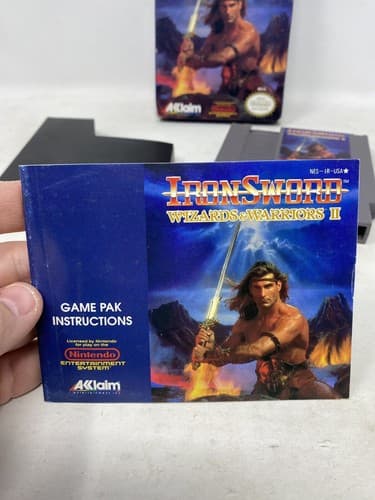 IronSword: Wizards & Warriors II (Nintendo Entertainment System, 1989) CIB — photo 9