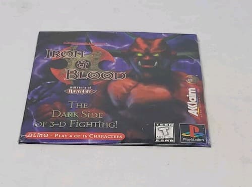 Iron & Blood DEMO Disc PS1 Playstation Ravenloft D&D Dungeons & Dragons — photo 2