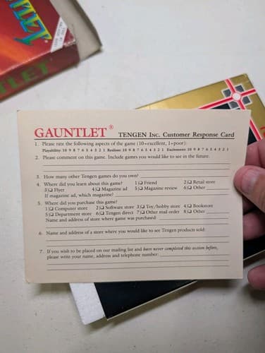 Gauntlet (Nintendo NES) Game, Box, Manual, Reg - Grey Cart, Tested — photo 9