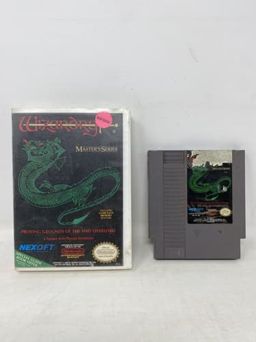 Vintage Original NES Nintendo Wizardry Master's Series Video Game 1990 w/ Case