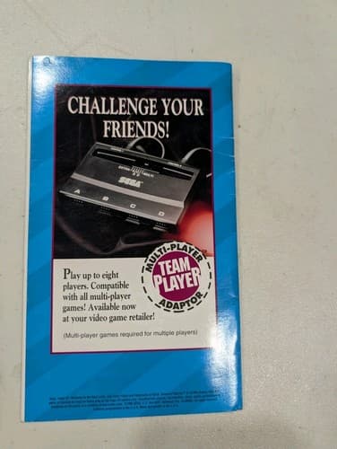 Dungeon Explorer Sega CS Authentic Manual Only Good Condition W/ Reg — photo 3