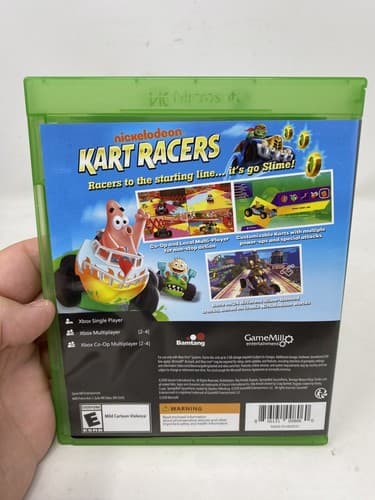 Nickelodeon Kart Racers (Xbox One, 2018) Clean Tested Ships Fast — photo 2
