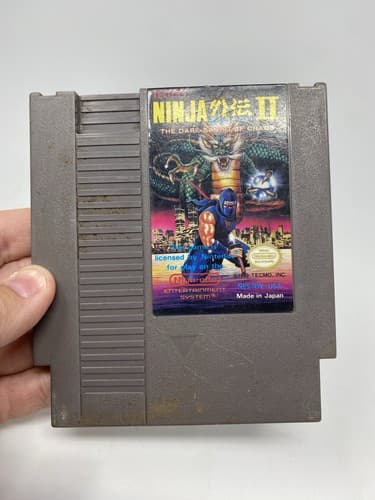 Ninja Gaiden II (Nintendo NES) Authentic Cleaned Tested-FAST SHIPPING! — photo 2