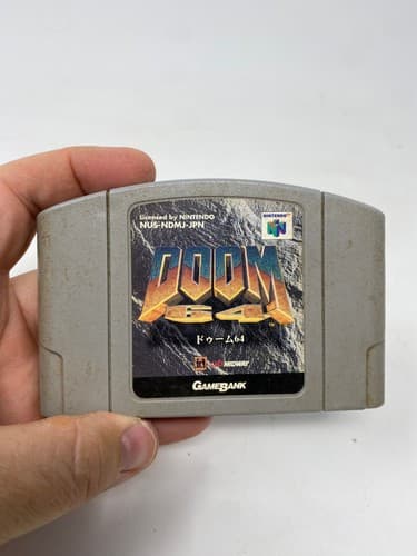 DOOM 64 Nintendo N64 Japanese Import Cartridge Only NTSC-J NUS-NDMJ-JPN