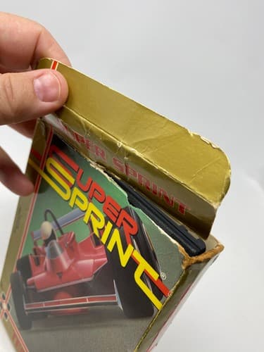 Super Sprint (NES 1989) Game Box & Registration Authentic No Manual — photo 8