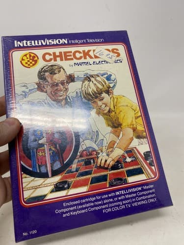 CHECKERS Intellivision Mattel Electronics New Factory Sealed Ship Fast Authentic — photo 5