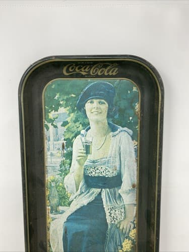 Vintage 1973 Coca-Cola Advertising Metal Serving Tray 19”x8.5” Ships Fast — photo 4