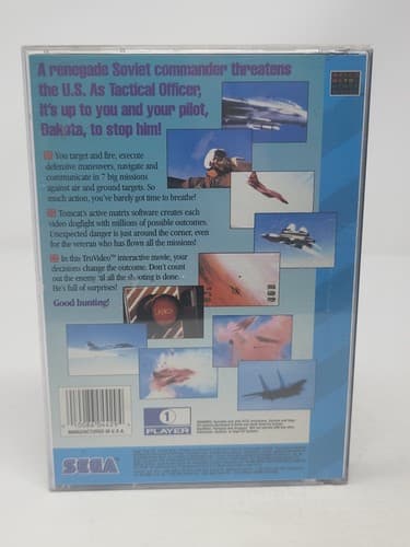Tomcat Alley (Sega CD, 1994) Complete CIB Tested Works w/ Manual — photo 4
