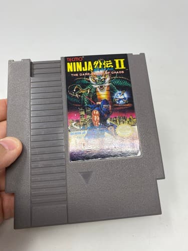 Ninja Gaiden II 2 The Dark Sword of Chaos Nintendo NES Tested Authentic Clean — photo 5
