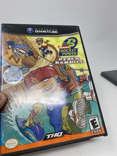 Rocket Power: Beach Bandits (Nintendo GameCube, 2002) Game, Case & Inserts — photo 4