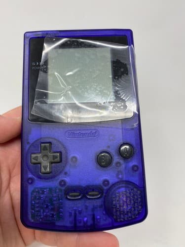 Nintendo Gameboy Color console Midnight Blue Japan GBC w/ Battery Cover JPN — photo 3