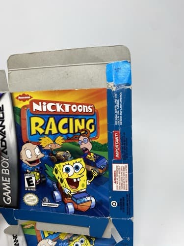 Nicktoons Racing (Nintendo Game Boy Advance GBA) Box Only No Game — photo 4