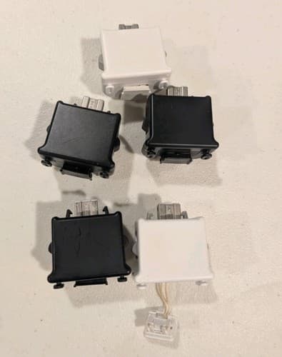 Nintendo Wii Motion Plus Adapters OEM Motion Plus RVL-026 Lot Of 5