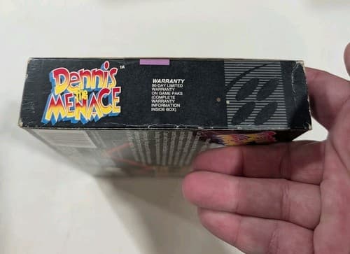 Dennis The Menace (Super Nintendo SNES) Complete in Box CIB — photo 4
