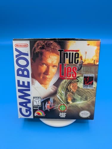 True Lies Nintendo Game Boy Complete CIB W/ Reg, Tested Gameboy