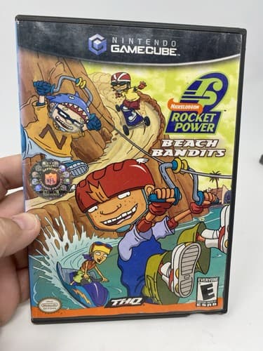 Rocket Power: Beach Bandits (Nintendo GameCube, 2002) Game, Case & Inserts