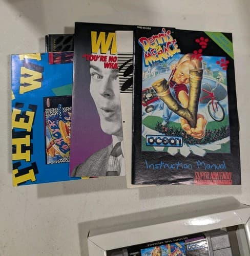 Dennis The Menace (Super Nintendo SNES) Complete in Box CIB — photo 8