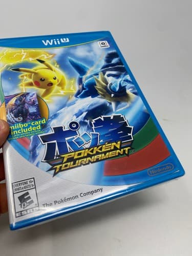 Pokken Tournament Wii U Shadow Mewtwo amiibo Card FIRST PRINT NEW FACTORY SEALED — photo 6