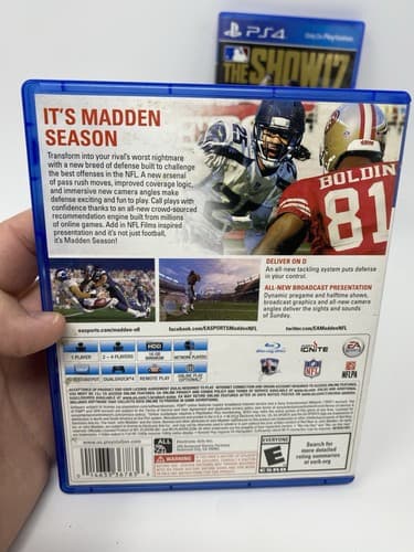 PS4 Sport Games Bundle Lot Of 4 Madden 15 The Show 17 NBA 2k15 UFC 3 Tested — photo 9