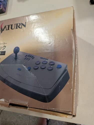 Sega Saturn VIRTUA STICK Fighting Controller HSS-0104 Boxed Tested — photo 3