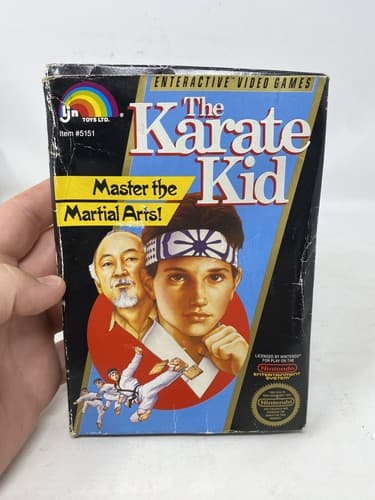 The Karate Kid (NES) Nintendo - Authentic CIB Complete Ships Fast RARE