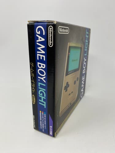 Nintendo Game Boy Light Gold Console MGB-101 Works CIB Complete With Box Manual — photo 6