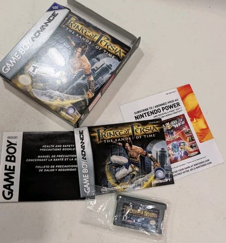 Prince Of Persia Sands Of Time Nintendo GameBoy Advance CIB No Box Tray — photo 8