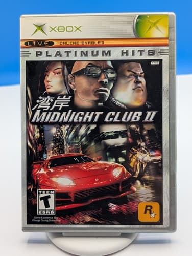 Midnight Club II 2 (Microsoft Xbox, 2003) Complete CIB Game Manual & Case Tested