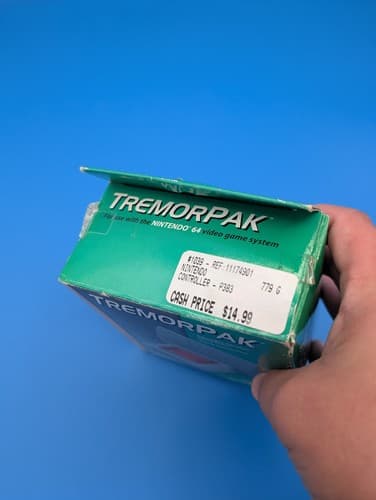 Performance Brand TremorPak Tremor Pak (Nintendo 64 N64) OEM Tested CIB Complete — photo 5