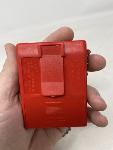 Power Rangers Pager Morpher Calling With Lights RED + Badge 1993 Saban TESTED — photo 9