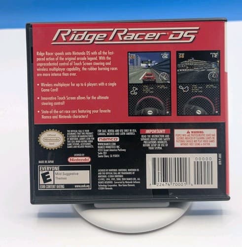 Ridge Racer DS (Nintendo DS) w/ Case & Manual NTSC-U/C E-Everyone 2004 — photo 2