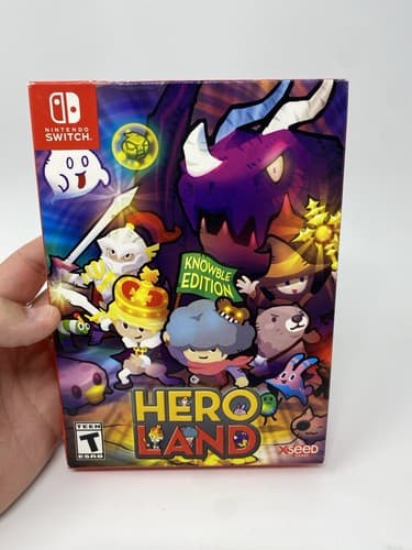 Heroland Knowble Collectors Edition - Nintendo Switch - SEALED Game