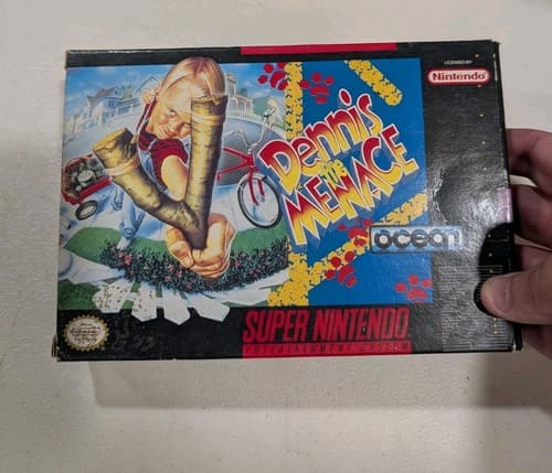 Dennis The Menace (Super Nintendo SNES) Complete in Box CIB