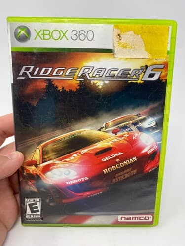 Ridge Racer 6 (Microsoft Xbox 360 2005) CIB Complete, Good, Free Shipping 