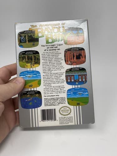 Nintendo NES The Adventures of Bayou Billy w/ Box, Foam Insert, Dust Sleeve — photo 7
