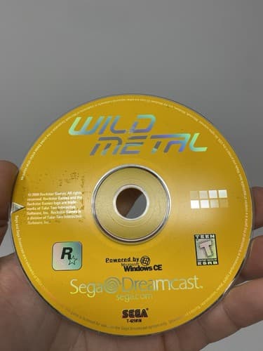 Wild Metal (Sega Dreamcast, 2000) Loose Disc Only Tested — photo 2