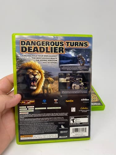 Lot of 2 Cabela's Dangerous Hunts 2009 & 2013 XBOX 360 Game & Manual Tested — photo 6