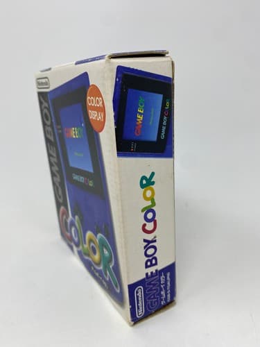 Nintendo Game Boy Color Handheld Console Midnight Purple Complete in Box CIB JPN — photo 2