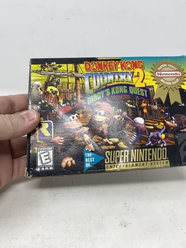 Donkey Kong Country 2: Diddy's Kong Quest (Super Nintendo, 1995)  Players Choice — photo 2