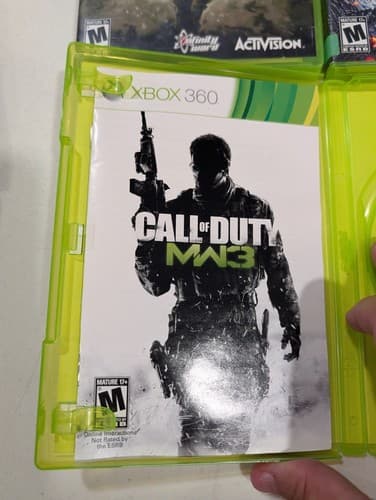 Lot Of 5 Call Of Duty Xbox 360 Game Cases, Some Manuals, No Games - Black... — photo 9