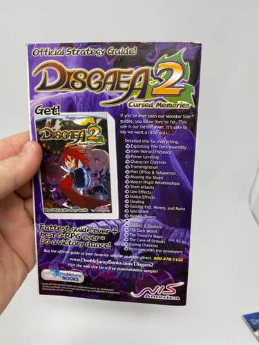 Disgaea Hour Of Darkness & Cursed Memories Lot 2 PS2 Game Manuals Only No Game — photo 8